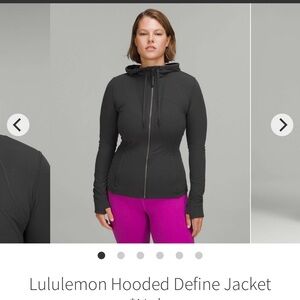 Lululemon Hooded Define Jacket *Nulu
